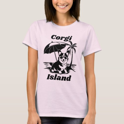 Cute Corgi Summer Womens Shirt