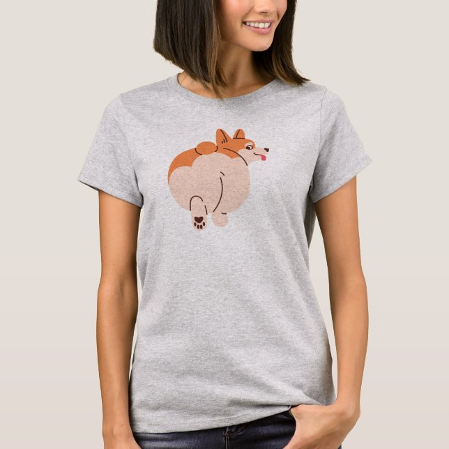 Cute Corgi T-Shirt (Front)