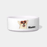 Cute corgi wearing sunglasses bowl<br><div class="desc">Cute corgi wearing sunglasses. Personalized</div>