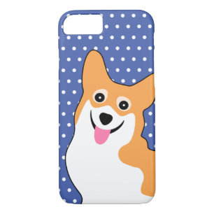 Cute Corgi with a Big Smile iPhone 8/7 Case
