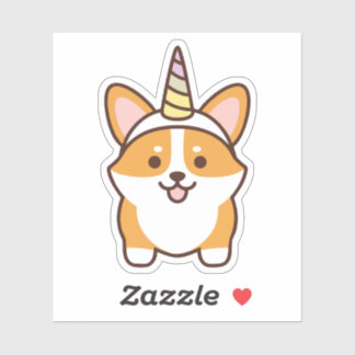 Cute Corgicorn Sticker