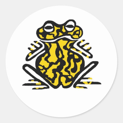 Cute Corroboree FROG _ Amphibian _Australia Classic Round Sticker