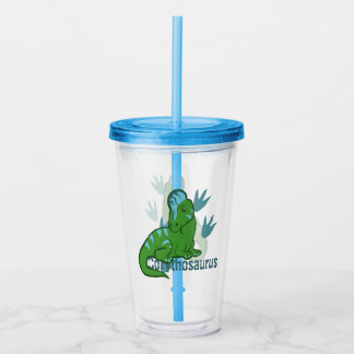 Cute Corythosaurus Acrylic Tumbler