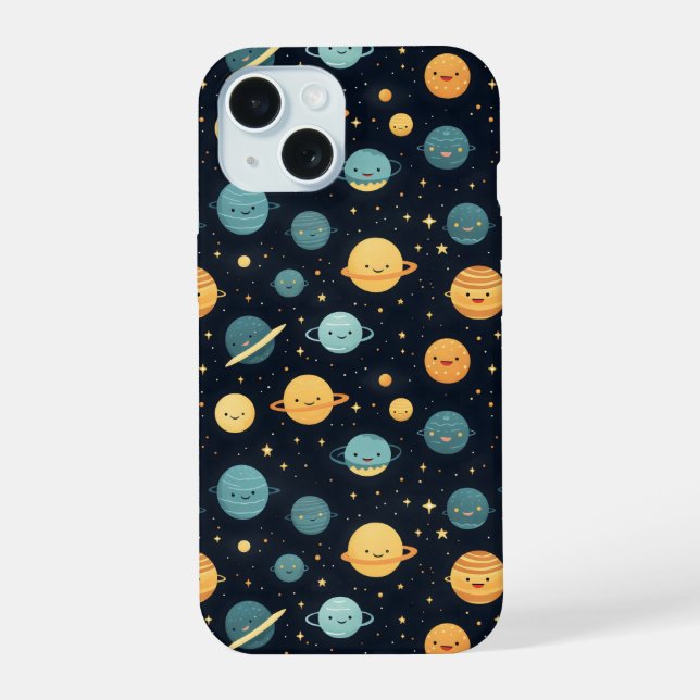 Cute Cosmos Pattern Iphone Case (Back)