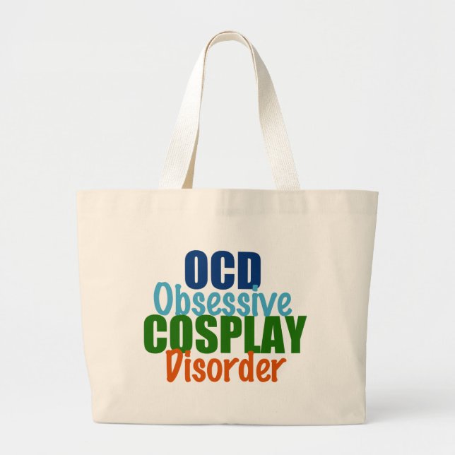 Cute Cosplay Large Tote Bag (Front)