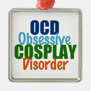 Cute Cosplay Metal Ornament