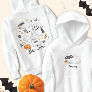 Cute Costume Spooky Ghost Pumpkin Halloween Hoodie