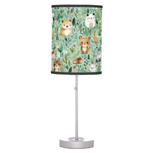 Cute cottage core green field Magnetic Frame Table Lamp