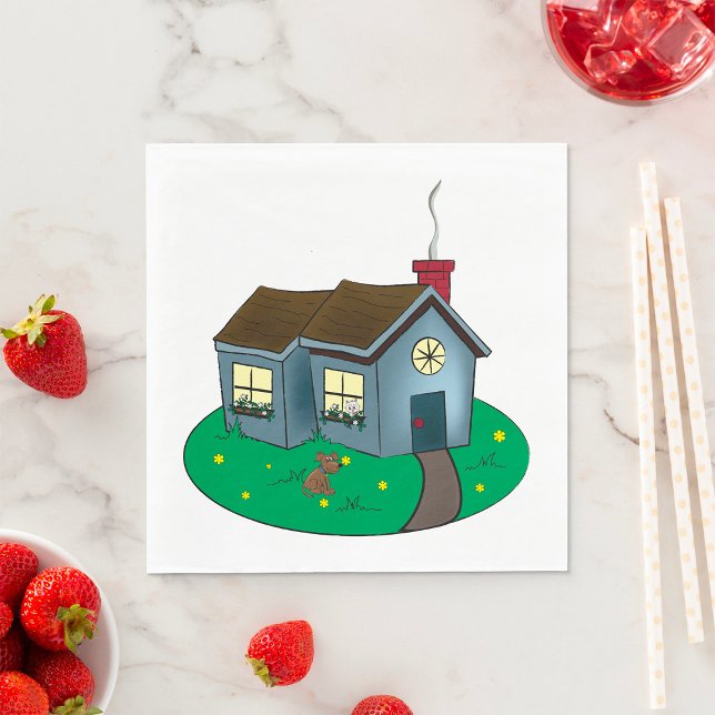 Cute Cottage Home Napkins (Creator Uploaded)