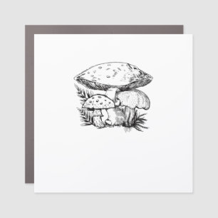 Cute Cottagecore Aesthetic Mushroom Fungi Goblinco Car Magnet
