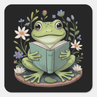 Cute Cottagecore Floral Frog Aesthetic Nature