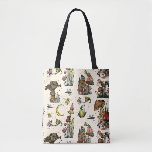 Cute Cottagecore Merry Christmas Mushroom Lover To Tote Bag