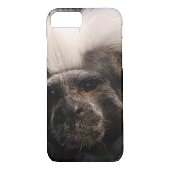 Cute Cotton Topped Tamarin Iphone 8/7 Case by WildlifeAnimals at Zazzle
