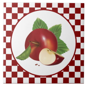 cute Country apple kitchen Ceramic Tile