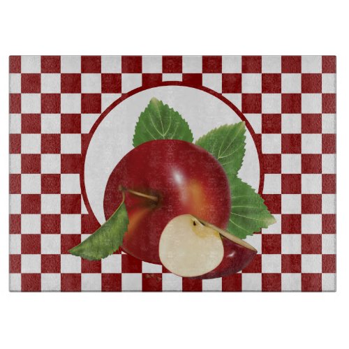 cute Country apple kitchen Cutting Board