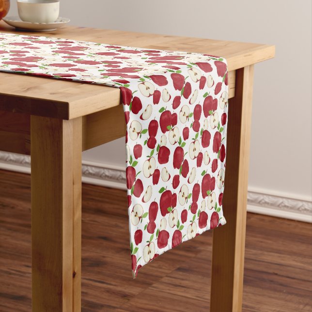 cute Country apple tiled kitchen  Short Table Runner (In Situ)