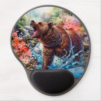 Cute Country bear lovers Gel Mouse Pad