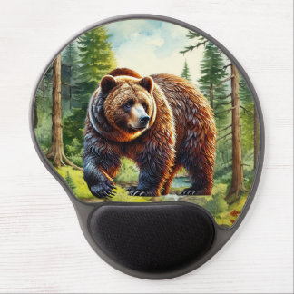 Cute Country bear lovers Gel Mouse Pad
