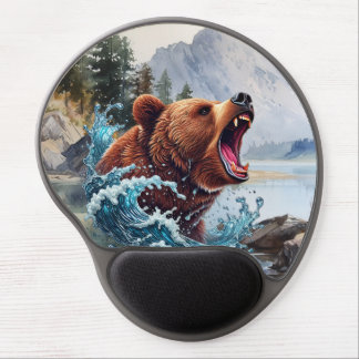 Cute Country bear lovers Gel Mouse Pad