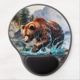 Cute Country bear lovers Gel Mouse Pad