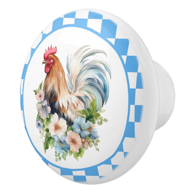 Cute Country chicken lovers Ceramic Knob (Right)