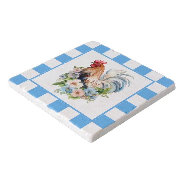 Cute Country chicken lovers  Trivet (Corner)