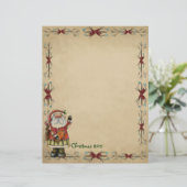 Cute Country Christmas Letterhead (Standing Front)