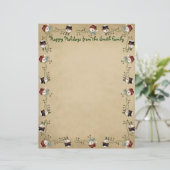 Cute Country Christmas Letterhead (Standing Front)