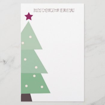 Cute & Country Christmas Stationery by rdwnggrl at Zazzle
