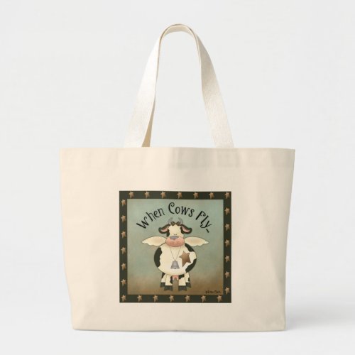 Cute Country Cow Lover Tote Bag