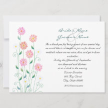 Cute Country Daisies Rehearsal Dinner