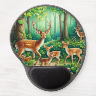 Cute Country deer lovers Gel Mouse Pad