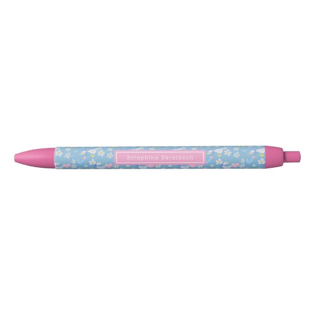 Cute Country Geese Personalized Name Pen (Front)