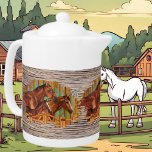 cute Country horse lovers  Teapot<br><div class="desc">cute Country horse lovers teapot</div>