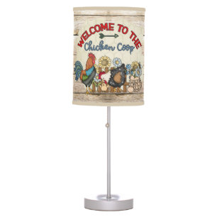 cute Country kitchen coop Table Lamp