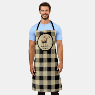 Cute Country moose lovers Apron