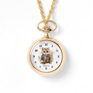 Cute Country owl lovers add name Watch