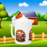 Cute Country pig lovers  Teapot<br><div class="desc">Cute Country pig lovers teapot</div>