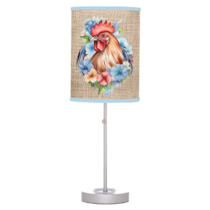 cute Country rooster lovers Table Lamp