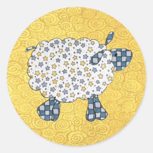 Cute Country Sheep Sticker