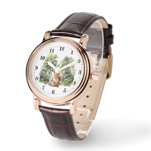 Cute Country squirrel lovers  Watch (Angle)