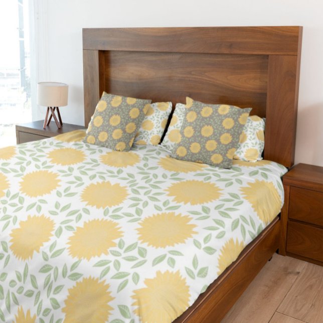Cute Country Sunflower Pattern Duvet Cover (Creator Uploaded)