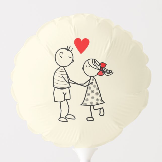 Cute Couple Balloon (Front)