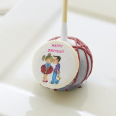 Cute Couple Birthday Cake Pops (Front Insitu)