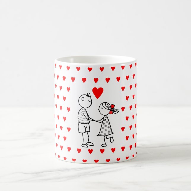 Cute Couple Coffee Mug (Center)