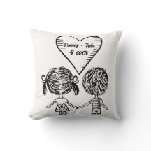 cute couple cushion