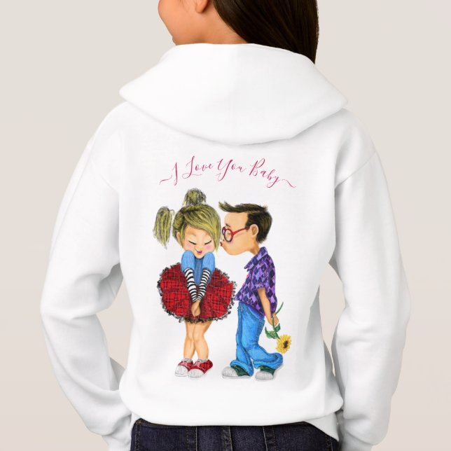 Cute Couple Hoodie (Back)
