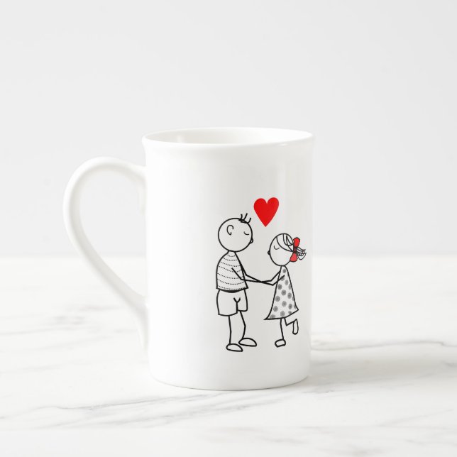 Cute Couple Mug - Customizable (Left)