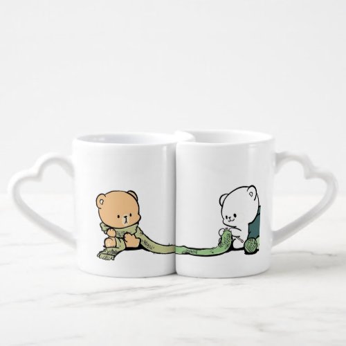 Cute Couple Mug Set – Matching His & Hers Coffee C