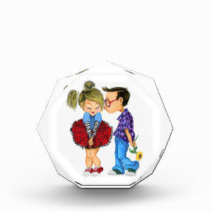 Cute Couple Photo Block Your Love Gift